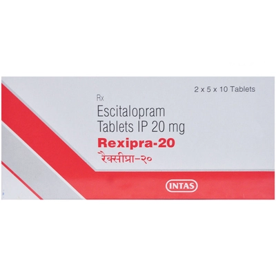 Rexipra-20 Tablet 10's, Pack of 10 TABLETS