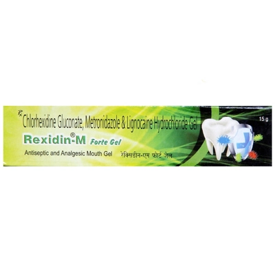 Rexidin-M Forte Gel 15 gm, Pack of 1 Gel