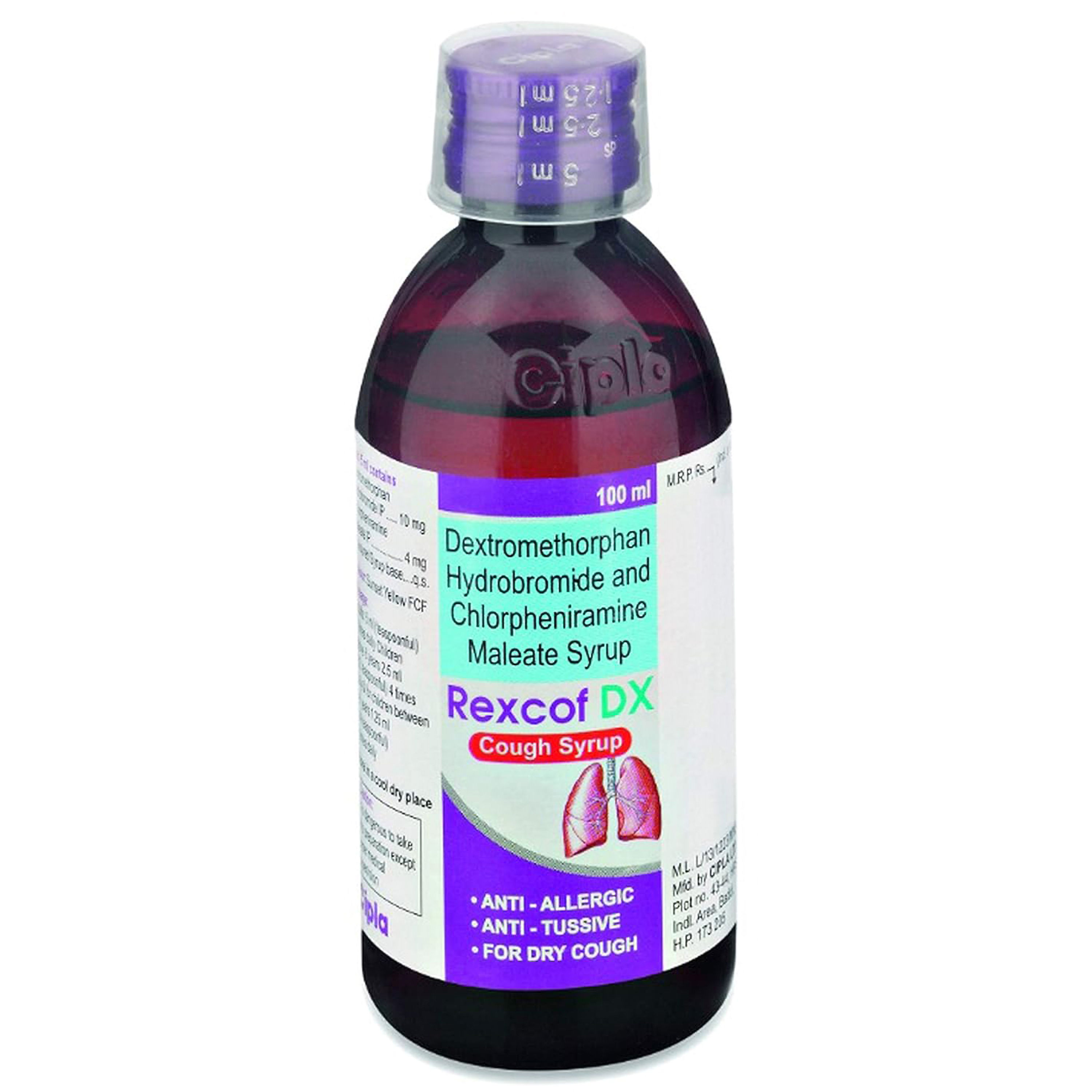 Buy Rexcof DX Syrup 100 ml Online