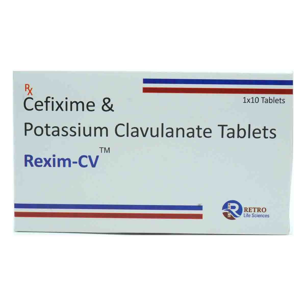 Rexim-CV Tablet 10's, Pack of 10 TABLETS Rexim-CV Tablet 10's, Pack of 10 TABLETS