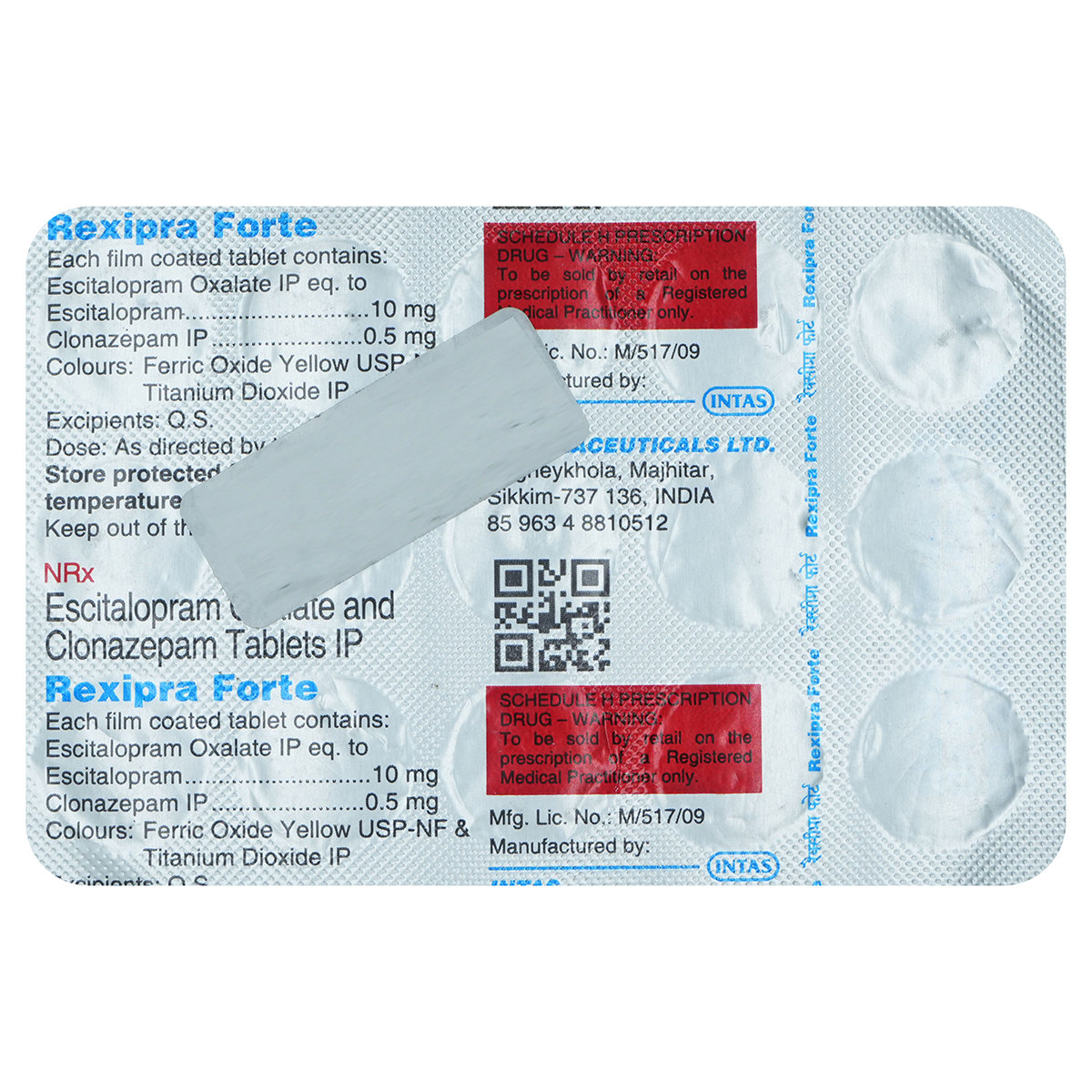 Rexipra Forte Tablet 15's, Pack of 15 TABLETS Rexipra Forte Tablet 15's, Pack of 15 TABLETS