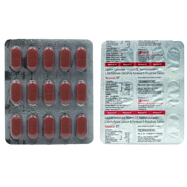 Rezocal-XT Tablet 15's, Pack of 15