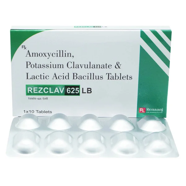 Rezclav 625 Lb Tab 10'S