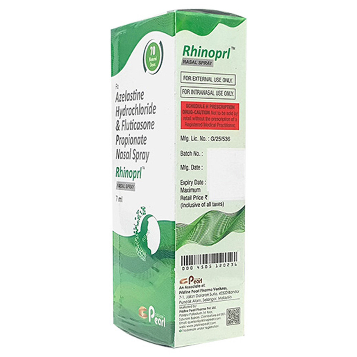 Rhinoprl Nasal Spray 70 mdi, Pack of 1 Nasal Spray Rhinoprl Nasal Spray 70 mdi, Pack of 1 Nasal Spray