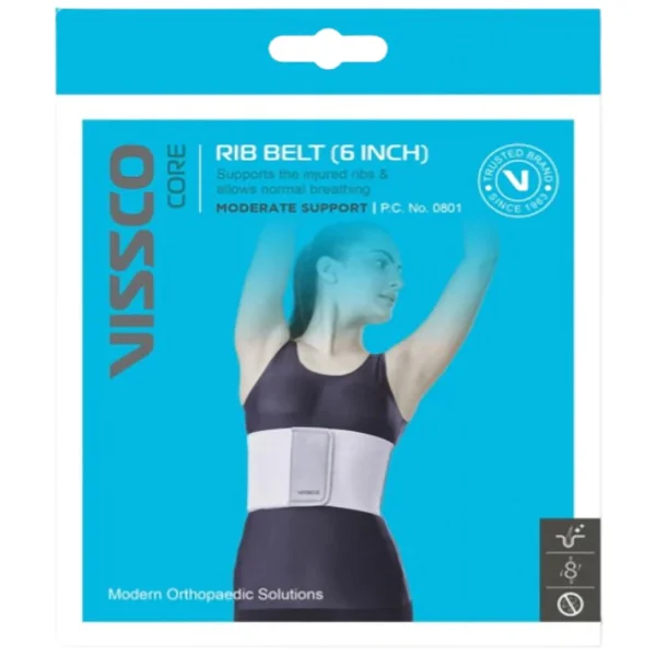 Vissco Rib Belt Special 6 Inch 0801, 1 Count, Pack of 1