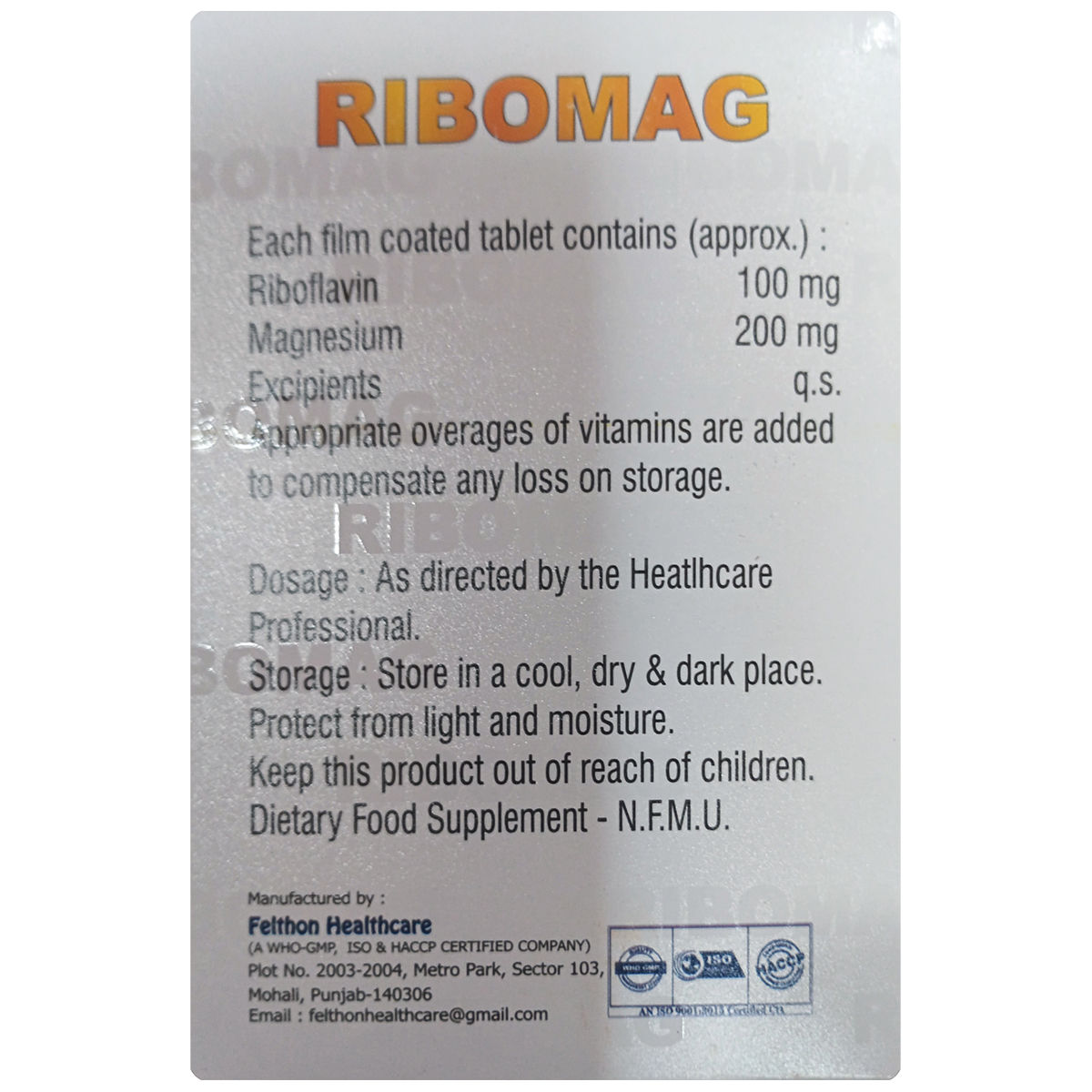 Buy Ribomag 100/200 Tab online | Uses, Side Effects, Price and ...