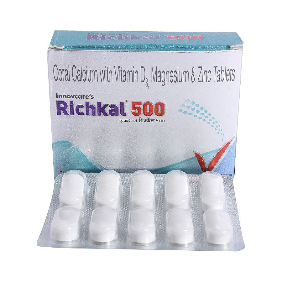 Richkal 500 Tablet 10's, Pack of 10 Richkal 500 Tablet 10's, Pack of 10