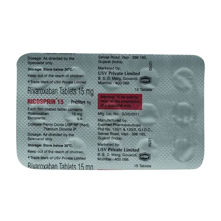 Ricosprin 15 Tablet 15's