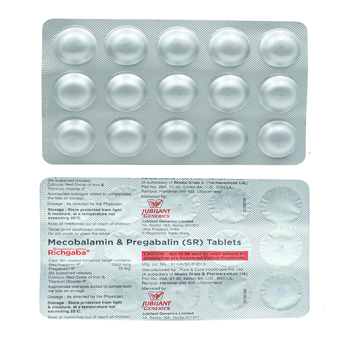 Richgaba Tablet 15's, Pack of 15 TabletS Richgaba Tablet 15's, Pack of 15 TabletS