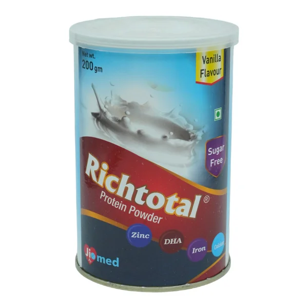 Richtotal Sugar Free Vanilla Flavour Powder 200 gm, Pack of 1