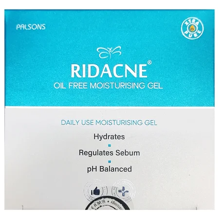 Ridacne Oil Free Moisturising Gel, 40 gm