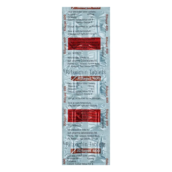 Rifagut 400 Tablet 10's