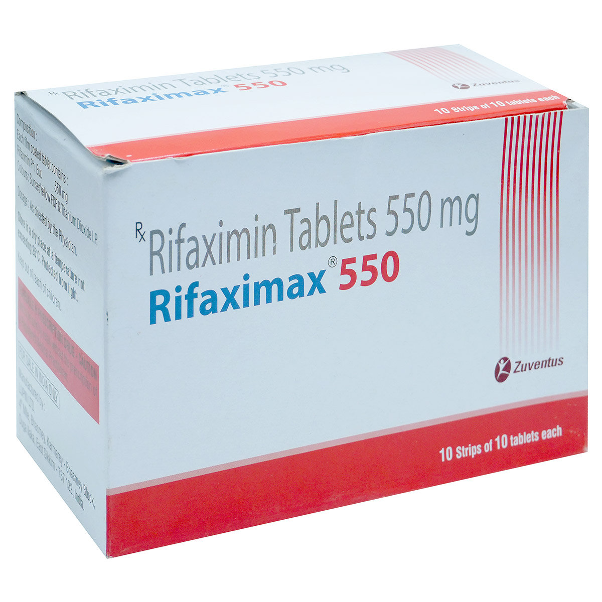 Rifaximax 550 Tablet 10's, Pack of 10 TABLETS Rifaximax 550 Tablet 10's, Pack of 10 TABLETS