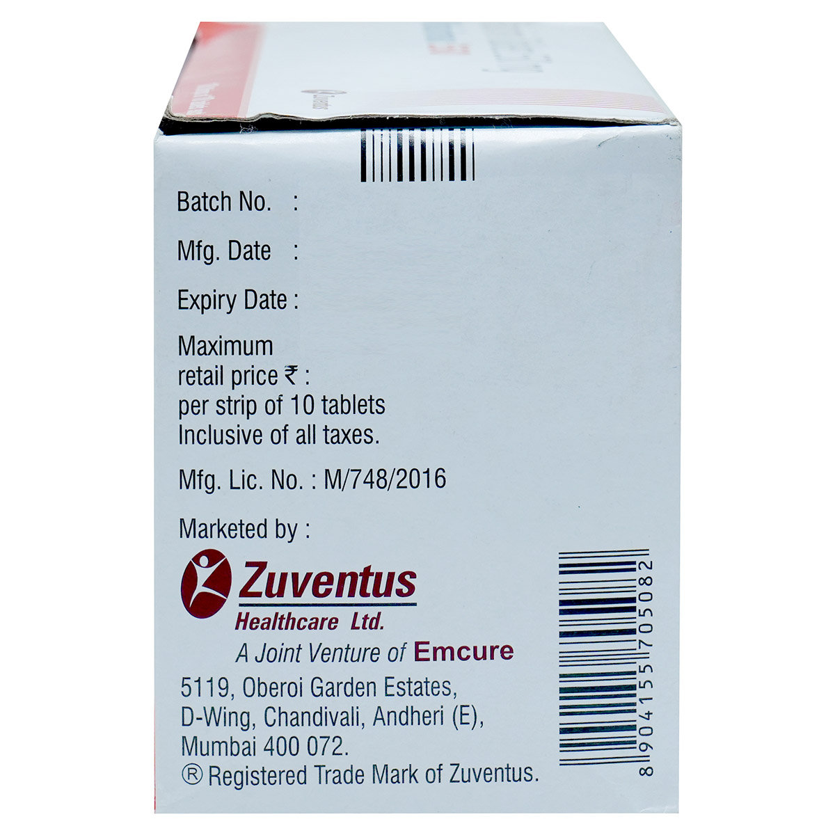 Rifaximax 550 Tablet 10's, Pack of 10 TABLETS Rifaximax 550 Tablet 10's, Pack of 10 TABLETS