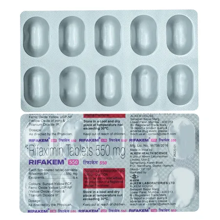 Rifakem-550 Tablet 10's
