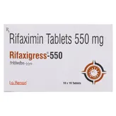 Rifaxigress-550 Tablet 10's, Pack of 10 TabletS