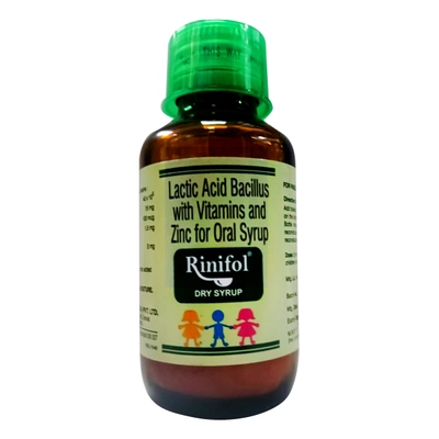 Rinifol Dry Syrup 60 ml, Pack of 1 LIQUID