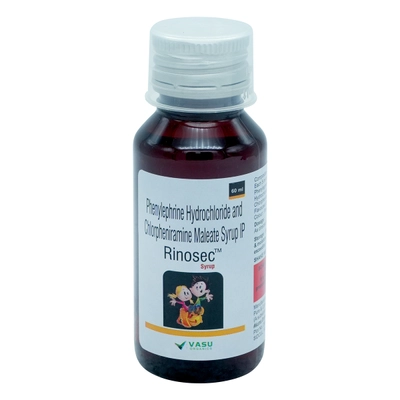 Rinosec Syrup 60 ml, Pack of 1 Syrup