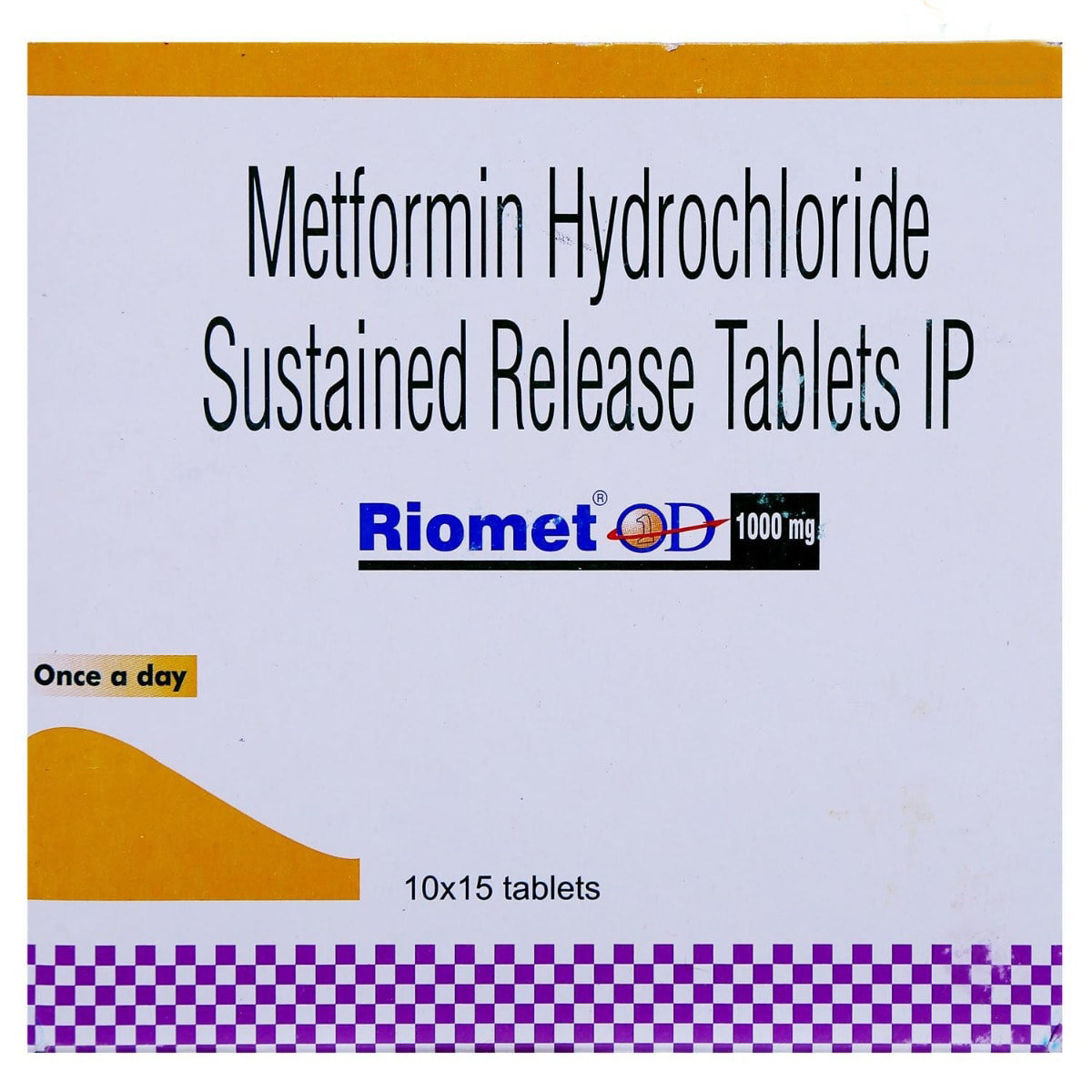 Riomet OD 1000 Tablet 15's, Pack of 15 TABLETS Riomet OD 1000 Tablet 15's, Pack of 15 TABLETS