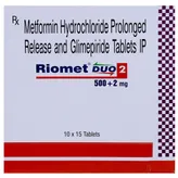Riomet DUO 2 Tablet 15's, Pack of 15 TABLETS
