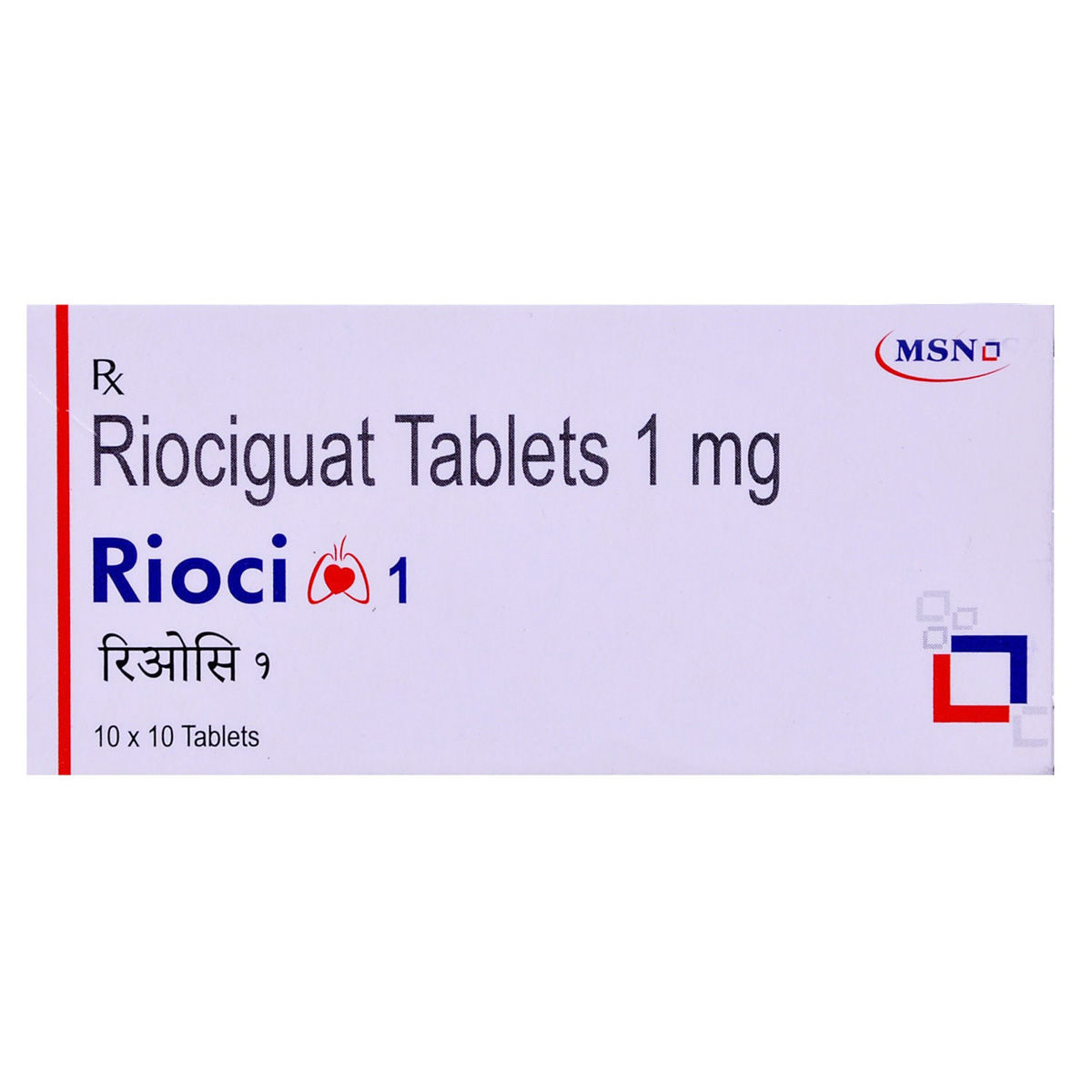 Buy Rioci 1 Tablet 10's Online
