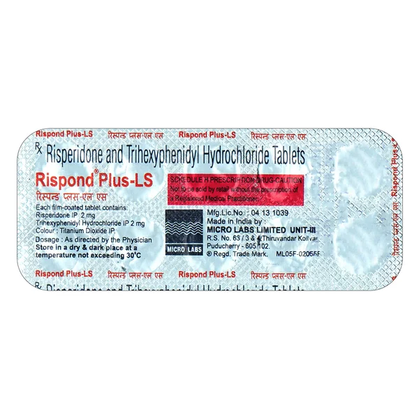 RISPOND PLUS LS TABLET, Pack of 10 TABLETS