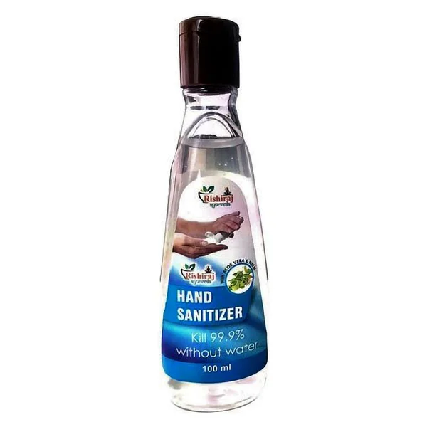 Rishiraj Hand Sanitizer 100 ml | Kill 99.9% Germs, Pack of 1