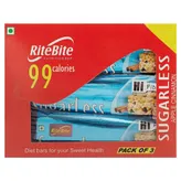 RiteBite Sugarless 99 Cal Bars, (Pack of 3), Pack of 1