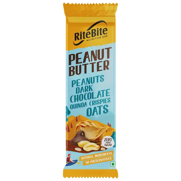 Ritebite Peanut Butter Dark Choco Oats, 40 gm
