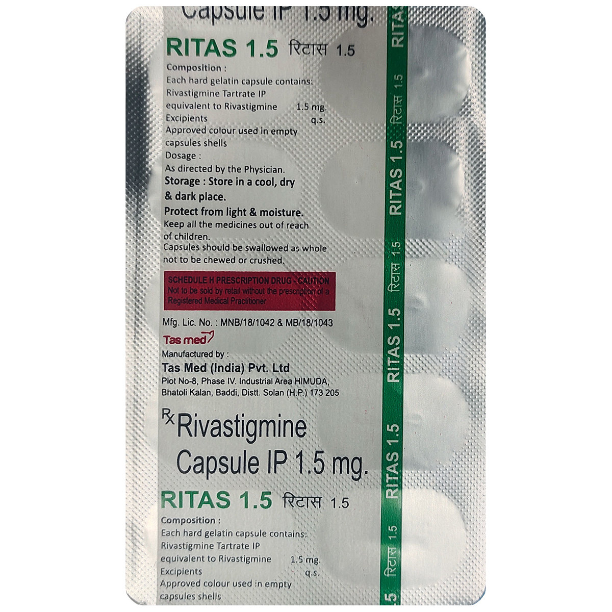 Ritas 1.5 Capsule 10's Ritas 1.5 Capsule 10's