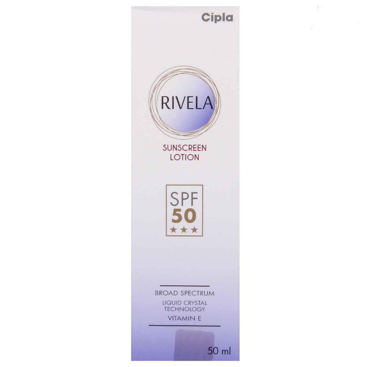 Rivela SPF 50 Sunscreen Lotion 50 ml, Pack of 1 Rivela SPF 50 Sunscreen Lotion 50 ml, Pack of 1