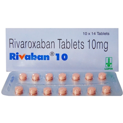 Rivaban 10 Tablet 14's, Pack of 14 TABLETS