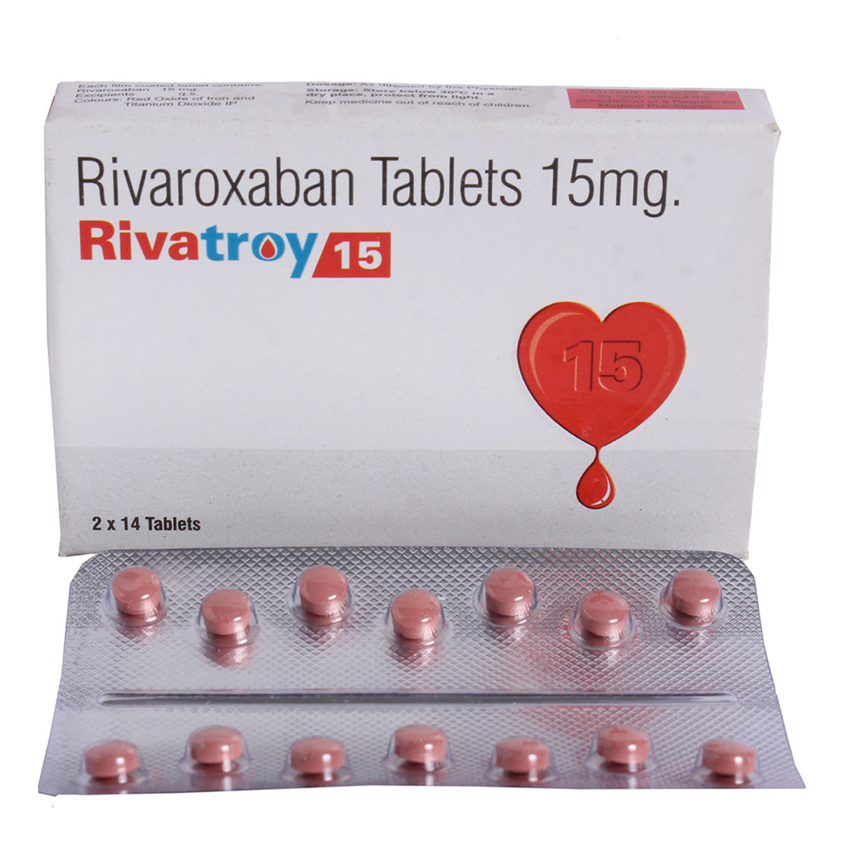 Rivatroy 15 Tablet 14's, Pack of 14 TABLETS