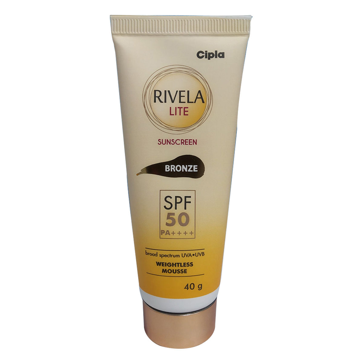 Buy Rivela Lite Bronze Spf 50 PA++++ Sunscreen 40 gm Online