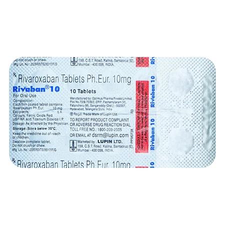 Rivaban 10 Tablet 10's