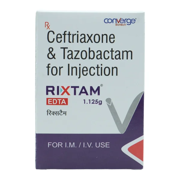 Rixtam Edta 1.125 gm Injection 1's