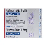 Rizact 5 Tablet 4's, Pack of 4 TABLETS
