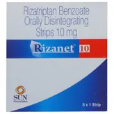 Rizanet 10 Disintegrating Strip 1's, Pack of 1 Disintegrating Strip