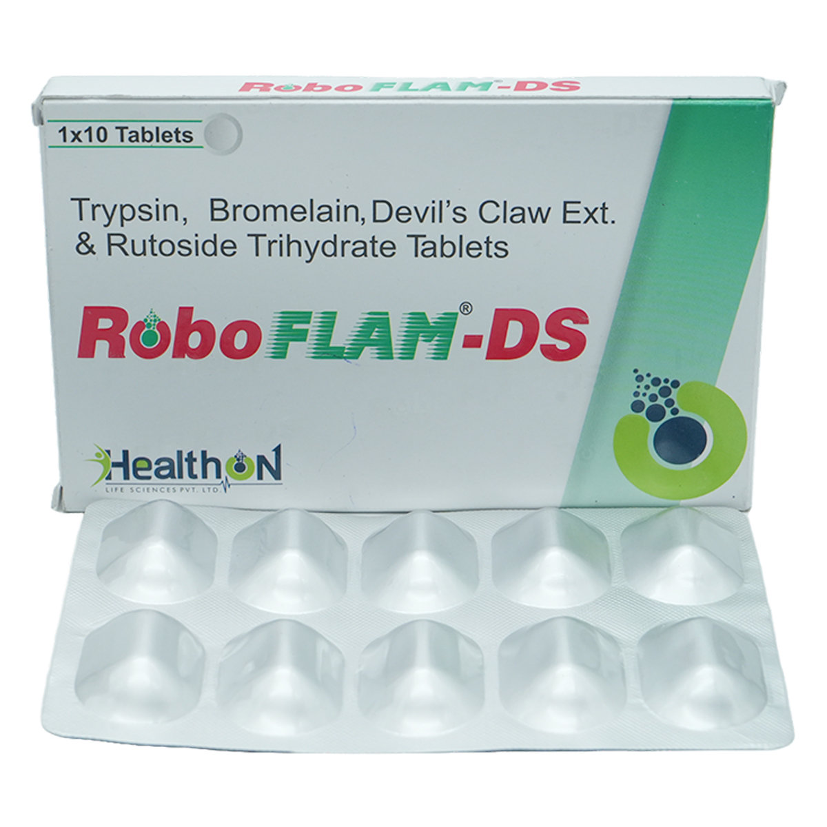 Roboflam-DS Tablet 10's, Pack of 10 TabletS Roboflam-DS Tablet 10's, Pack of 10 TabletS