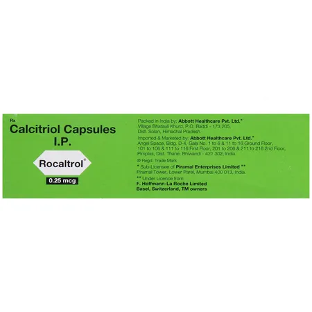 Rocaltrol 0.25 mcg Capsule 10's