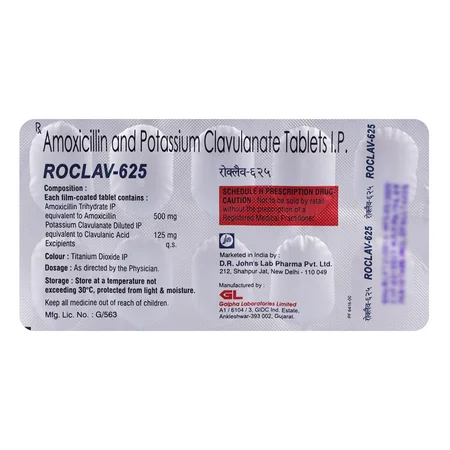 Roclav 625 Tablet 10's