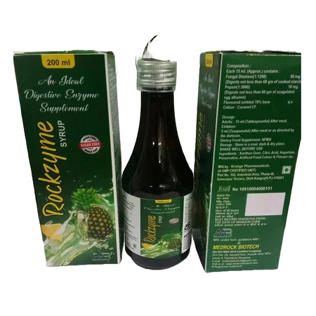 Rockzyme Sugar Free Syrup 200 ml