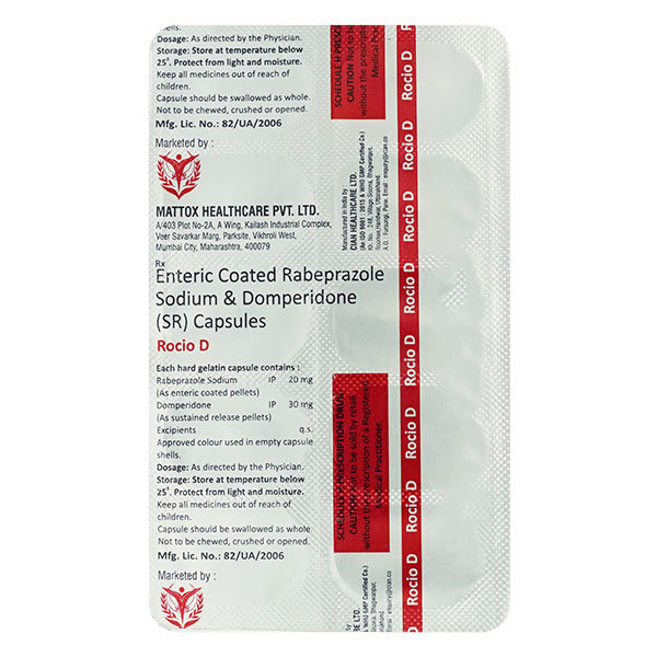 Rocio D Capsule 10's, Pack of 10 Rocio D Capsule 10's, Pack of 10