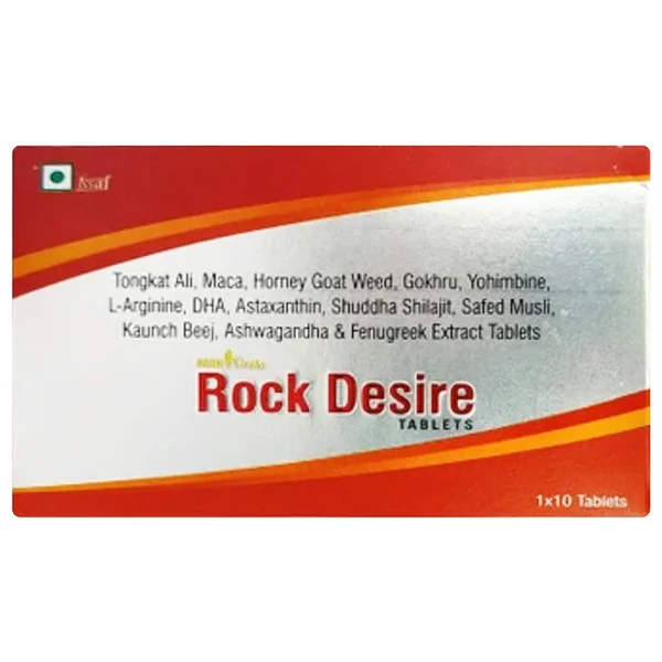 Rock Desire Max Tablet 15's, Pack of 15