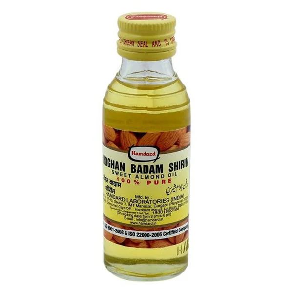 Hamdard Rogan Badam Shirin Almond Oil, 50 ml, Pack of 1
