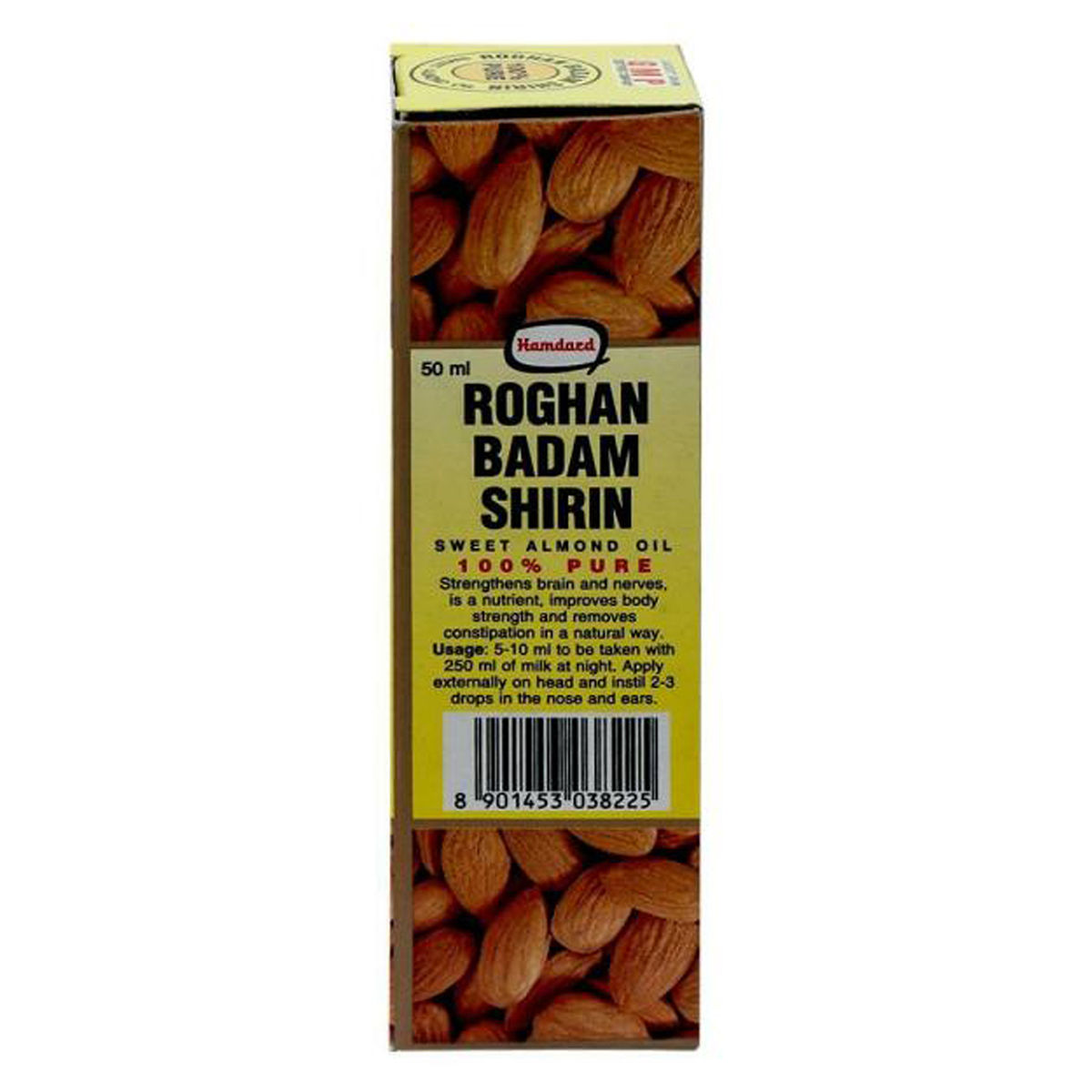 Hamdard Rogan Badam Shirin Almond Oil, 50 ml Price, Uses, Side Effects