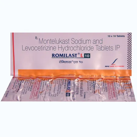 Romilast L 10 Tablet 10's