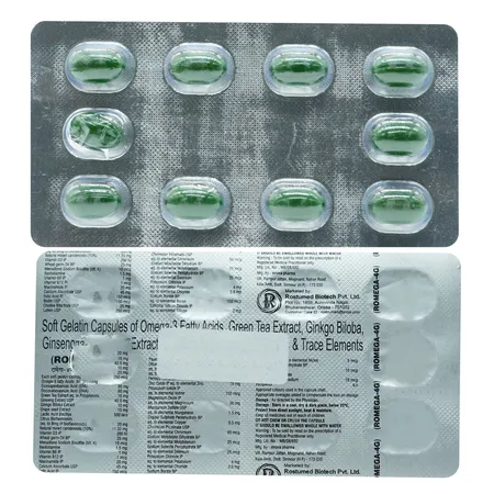 Romega-4G Capsule 10's