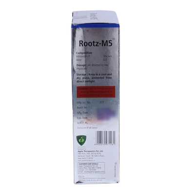 Rootz-M 5 Solution 60 ml, Pack of 1 Solution