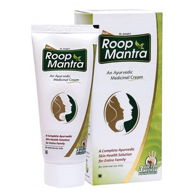 Roop Mantra Face Cream 15 gm | With Goodness Of 12 herbs | Nourishes &amp; Moisturises Skin | Prevents Acne, Pimple, Blemishes | Ayurvedic Cream | Non Greasy &amp; Light Weight | For All Skin Type, Pack of 1